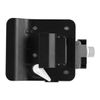 Black RV Paddle Entry Door Lock Latch Handle Knob Deadbolt For Camper & Trailer