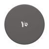 White Initial Letter Y Paw Print Minimalist Gray PopSockets Swappable PopGrip