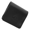 Visconti Leather Tray Coin Pouch 421 Black