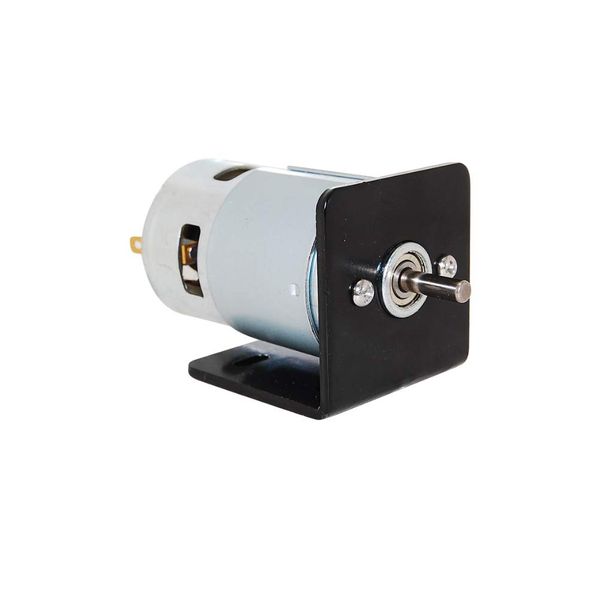 CHANCS Electric Motor 775 DC Motor 12V/24V, Small DC Motor with Seat Mounting Bracket Brush