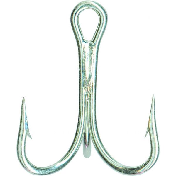 Mustad Treble Hook, 3 Extra Strong, Short Shank - Durasteel 1
