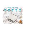Digital Kitchen Scale Stainless Steel Waterproof Tare Function Large LCD Display