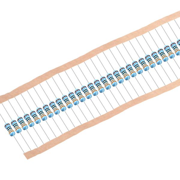 uxcell 5 Color Band Metal Film Resistor 0.5W 330 Ohm Tolerance 1% Single Fixed Resistor DIY Resistor Kit 100pcs