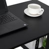 36" Computer Desk PC Laptop Table Workstation Study Office With 2 Tier Shelves