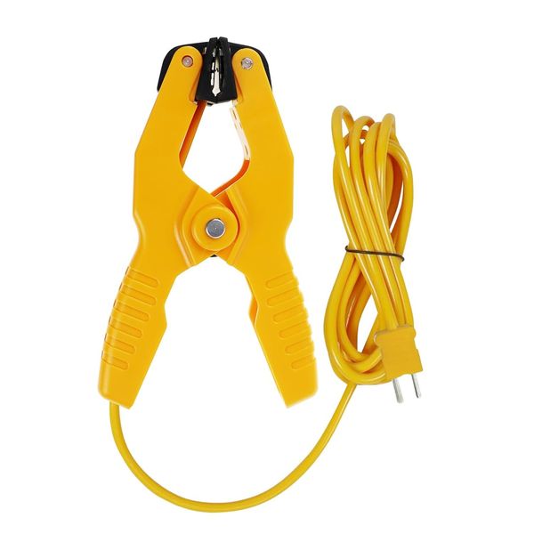 Temperature Clamp HVAC K-Type Thermocouple Thermometer Lead Probe Pipe Clamp Multimeter Sensor Fieldpiece Jaw Clip Plumbing Clamp