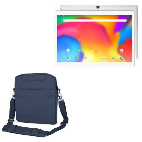 BoxWave Case Compatible with Alldocube X - Encompass Urban Bag, Over Shoulder Messenger Straps Handle Bag Pockets - Navy
