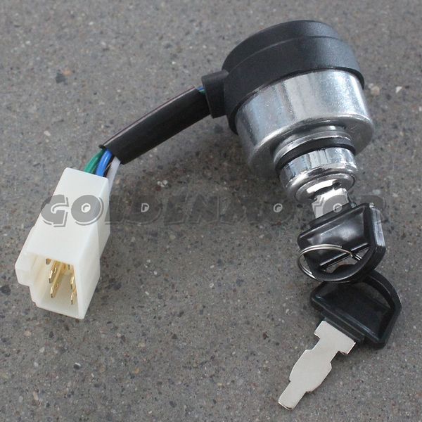 Ignition Key Switch For PowerTrain PT650 PT1300 EG PTG3500 PTG6500EXCS Generator
