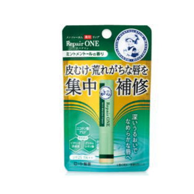 Rohto Pharmaceutical Mentholatum Medicated Lip Repair One (mint menthol scent) [Quasi-drug]