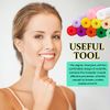 110 Pcs Aligner Chewies Orthodontic Chewies for Aligner Tray Seaters Silicone Chompers Teeth Dental Chewies Invisible Accessories, 11 Colors and Flavors