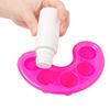 2 Pcs Nail Soaking Hand Bowl Manicure Soak Off Finger Bowl Separate Manicure Bowl Manicure Bowl Hand Soak Nail Soak Off Bowl Nail Art Tips Bowl for Polishing Remover Treatment (Rose Red and Black)