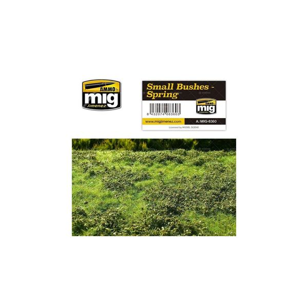 AMMO MIG-8360 Small Bushes-Spring Grass Mats, Multicolour