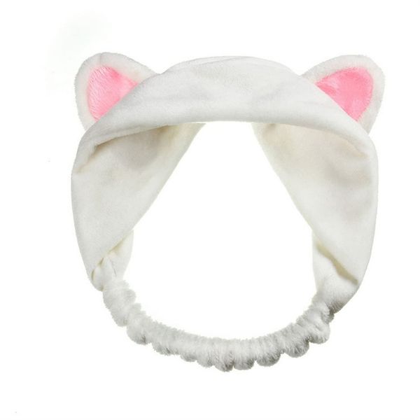 Katzen ohren Haarband Yoga Make-up Gesicht waschen Stirnband elastisches Haarband rutschfester Haarschmuck