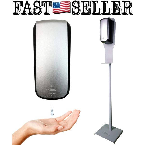 Heavy Duty Floor Stand Automatic Touchless Hand Sanitizer Soap Dispenser 1000ml