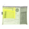Midori Mesh Pouch, Pen Case, Tool Pouch, pea green