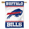 Buffalo Bills White Double Sided Banner Flag