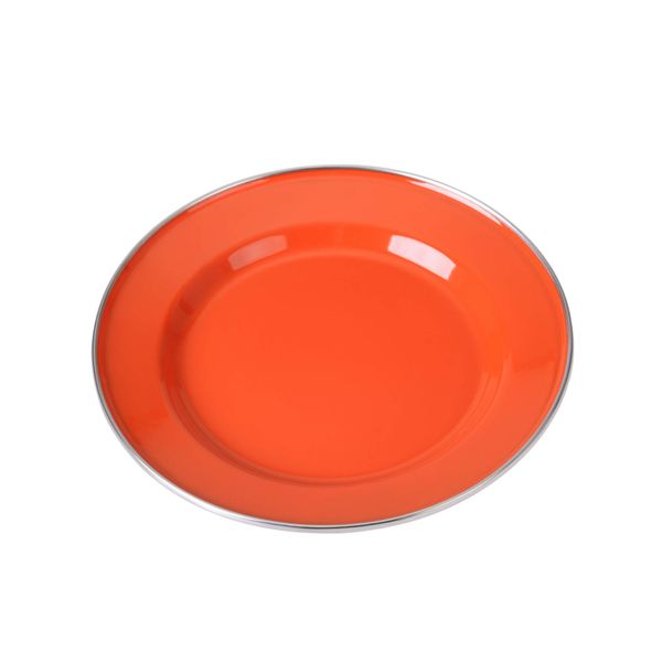 GRÄWE Children's Enamelled Plate 20 cm Red/Orange