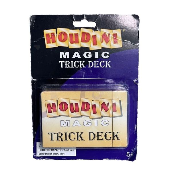 Houdini Magic Trick Card Deck For Beginners Ages 5+ Sealed But Check Photos