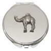 Camel Compact Mirror Handbag Gift With Free Engraving 54