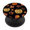 Fall Leaves and Pumpkins Pattern Halloween Autumn PopSockets Adhesive PopGrip