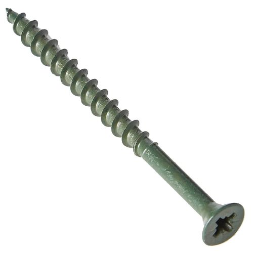 Pack of 200, 4.5 x 60mm Professional Green DECKING Screws - POZI COUNTERSUNK CSK - Home DECKING Projects - Free UK DELIVERY