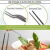 Culinary Baking Offset Tweezer 6.25" for Handling Oven Cookies & Pastries