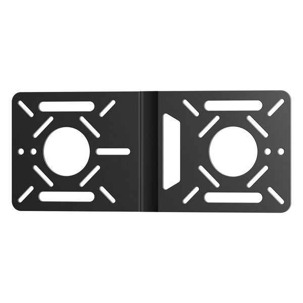 Fasgear Aluminiummetall VESA Adapter für MINI PC,Halterung für Intel NUC VESA-Monitorarm,VESA Adapterplatte mit 100x100mm und 75x75mm Löchern,Monitor Arm Conversion Kit Halter für VESA-Muster