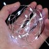 12 Pack 20 LED 6.6ft Battery Operated Mini LED Copper Wire String Fairy Lights