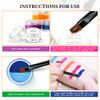Water Activated Eyeliner, UV Glow Neon Cake Paint, 12 Bright Color Hydra Eye Liner,UV Glow Blacklight Luminous Body Face Makeup Paint, Costume Halloween and Club Makeup Art Paint (01)