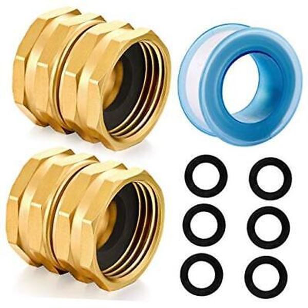 Solid brass Garden Hose Fittings Connectors Adapter Heavy Duty Brass Repair