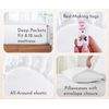 100% Cotton 2-Pack Twin Size Bed Sheets, Soft & Durable Twin Sheets Set Cotton w