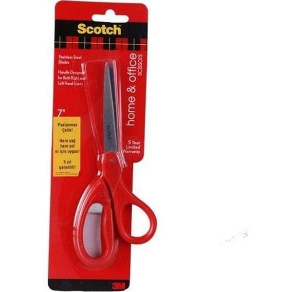 Scotch Universal Scissors Red, 1 per Pack, 20 cm
