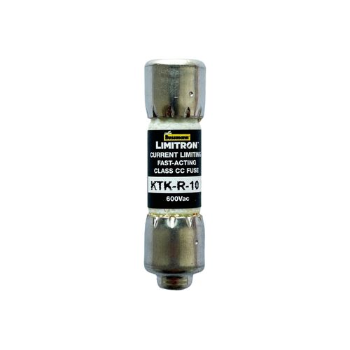 New OEM KTK-R-10 KTK-R-10A 600Vac Fast Acting Fuse, Pack of 10