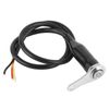 Motorcycle Handlebar Switch 12V Stainless Steel Motorcycle Handlebar Fog Light Switch Button LED Modification Bracket Control Push Button(A Switch)