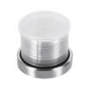 sourcing map Stainless Steel Inner Hex Head M22x1.5 Pipe Fitting Plug with Seal Ring for Terminate Pipe Ends