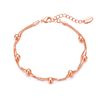 Philip Jones Rose Gold Plated Ball Bracelet