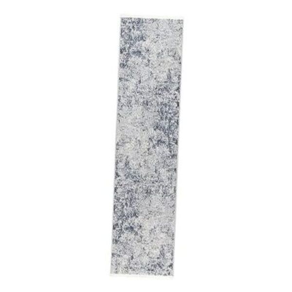 Rein Abstract Cloud Everwash Washable Runner Area Rug with Non-Slip Backing,