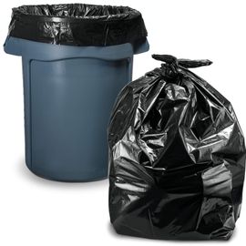 Tasker 55 Gallon Trash Bags, (Huge 50 Bags w/Ties) Extra Large