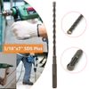 Drillforce 10PCS 3/16" X7" Rotary Hammer Drill SDS+ Masonry Concrete Drill Bits