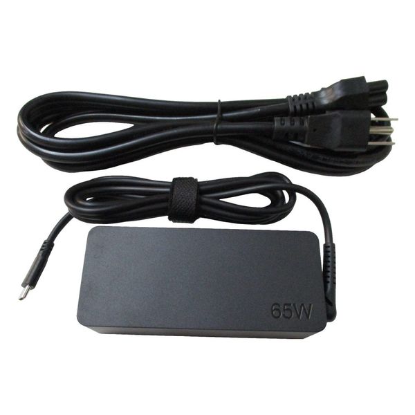 65W USB-C Laptop Replacement Ac Adapter Charger w/ Power Cord
