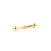 Monde Petit 9ct Yellow Gold ball 3 mm eyebrow Piercing