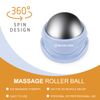 MURLIEN Ice Therapy Massage Roller Ball, Manual Massager for Deep Tissue Massage, Alleviating Muscle Tension and Pain Relief, Suitable for Neck, Back, Shoulders, Arms, Legs, Thighs etc.