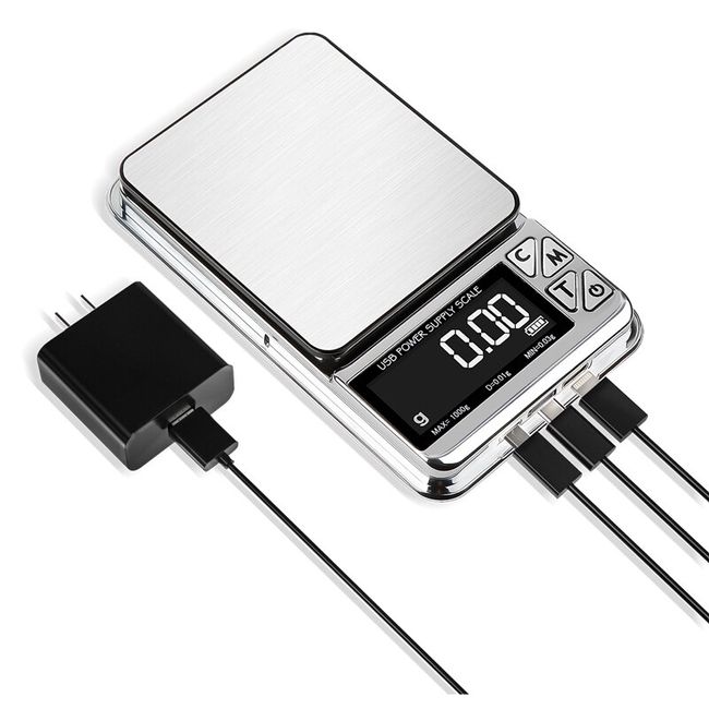 Gram Scale 0.01g Accuracy Electronic Balance Digital Scale Lab USB