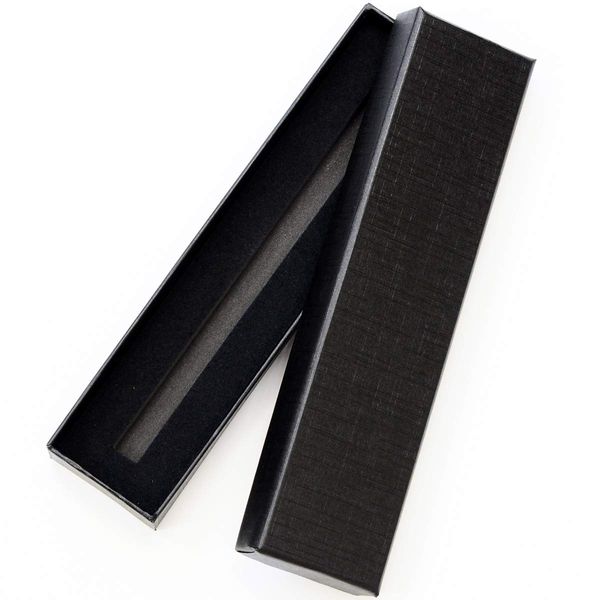 Gift Box Black Wrapping Present Christmas Christmas (Black, 1 Piece)