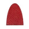 Pfeilauflage aus Leder rot/stabiles Rochenleder/selbstklebend/Stigray Polished