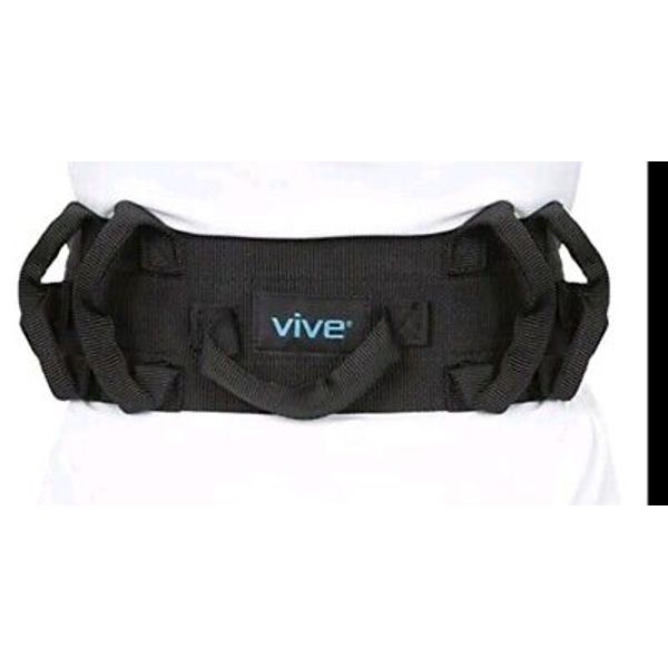 New Vive Transfer Belt with Handles, black,  Safety