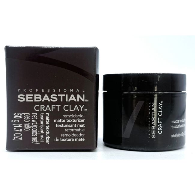 Sebastian Craft Clay Remoldable Matte Texturizer Hair Clay 1.7 oz 100% Authentic