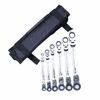 6 Flexible Head Extra Long Ratcheting Wrench Combination Heavy Duty Spanner Tool