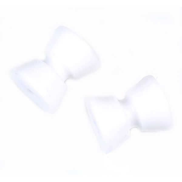 Mxeol Marine Anchor Bow Roller White Acetal Wheels 2PCS