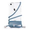 MINTY iPhoneSE 3rd Generation 2nd Generation Case, iPhone 8, iPhone 7 Case, Shoulder Strap, Clear, Grayish Blue