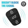 sourcing map 3 Buttons Car Remote Fob Case Insert Rubber Pad Keypad for Hyundai